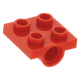LEGO lapos elem 2x2 alján 2 db pin csatlakozóval, piros (2817)